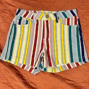 Indigo Rein striped multicolored shorts!